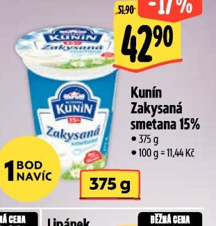 Kunín Zakysaná smetana 15% - Albert aktualniletaky.eu