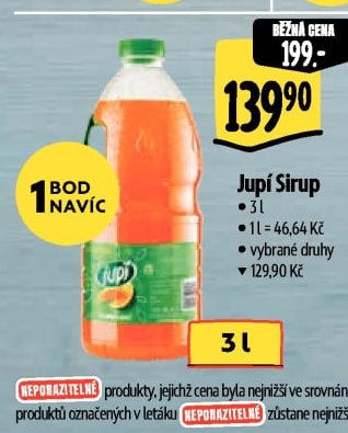 Jupí Sirup - Albert aktualniletaky.eu