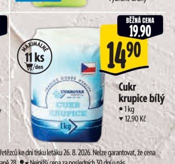 Cukr krupice bílý