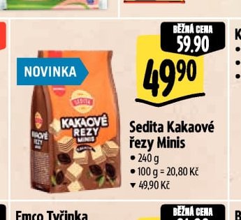 Sedita Kakaové řezy Minis