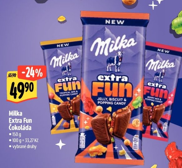 Milka Extra Fun Čokoláda