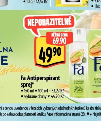 Fa Antiperspirant sprej