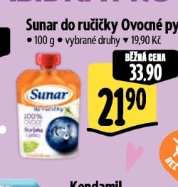 Sunar do ručičky Ovocné pyré