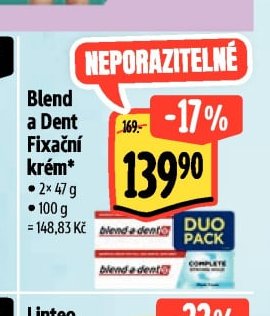 Blend a Dent Fixační krém