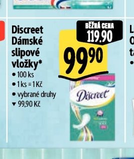 Discreet Dámské slipové vložky