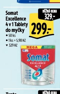 Somat Excellence 4v1 Tablety do myčky