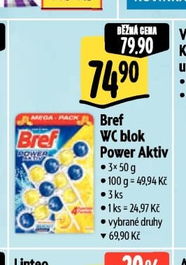 Bref WC blok Power Aktiv