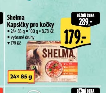 Shelma Kapsičky pro kočky