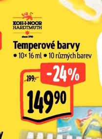 Koh-i-noor Temperové barvy