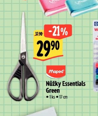 Maped Nůžky Essentials Green
