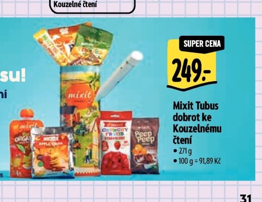 Mixit Tubus dobrot ke Kouzelnému čtení