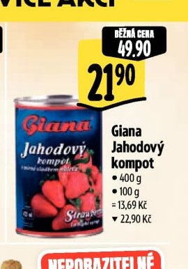 Giana Jahodový kompot