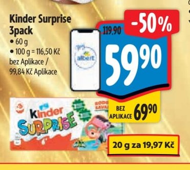 Kinder Surprise 3pack