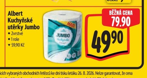 Albert Kuchyňské utěrky Jumbo
