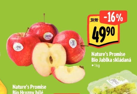 Nature's Promise Bio Jablka skládaná - Albert aktualniletaky.eu