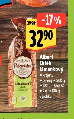 Albert Chléb lámankový - Albert aktualniletaky.eu