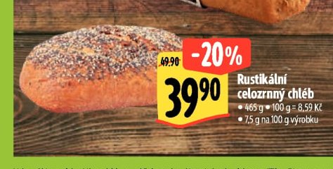 Rustikální celozrnný chléb - Albert aktualniletaky.eu