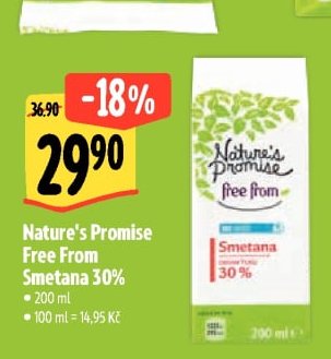 Nature's Promise Free From Smetana 30% - Albert aktualniletaky.eu