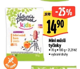 Mini müsli tyčinky - Albert aktualniletaky.eu