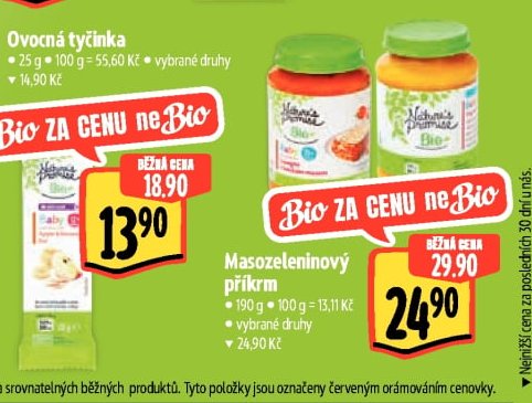 Nature's Promise Bio Masozeleninový příkrm - Albert aktualniletaky.eu