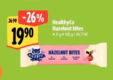 HealthyCo Hazelnut bites - Albert aktualniletaky.eu