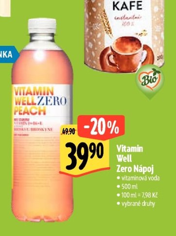 Vitamin Well Zero Nápoj - Albert aktualniletaky.eu