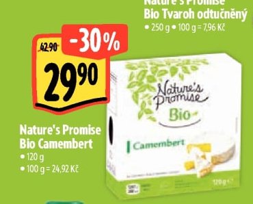 Nature's Promise Bio Camembert - Albert aktualniletaky.eu