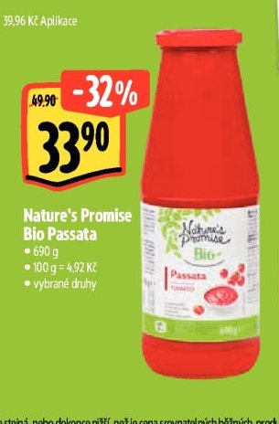 Nature's Promise Bio Passata - Albert aktualniletaky.eu