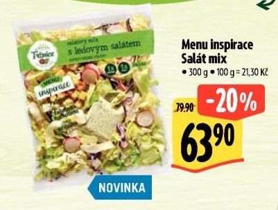 Menu inspirace Salát mix - Albert aktualniletaky.eu