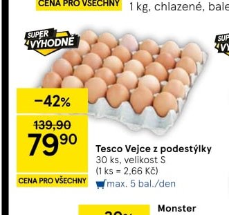 Tesco Vejce z podestýlky - Tesco aktualniletaky.eu