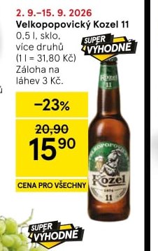 Velkopopovický Kozel 11 - Tesco aktualniletaky.eu