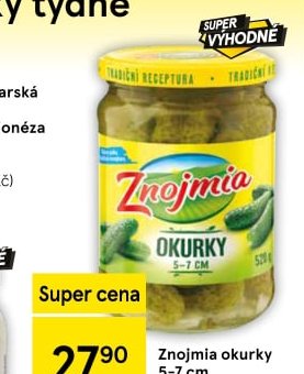 Znojmia okurky - Tesco aktualniletaky.eu