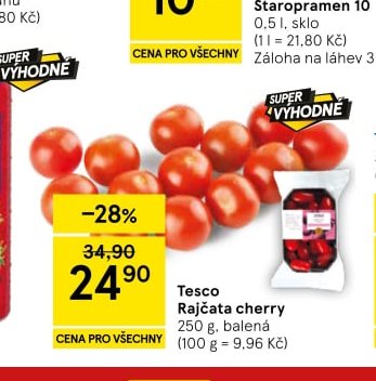 Tesco Rajčata cherry - Tesco aktualniletaky.eu