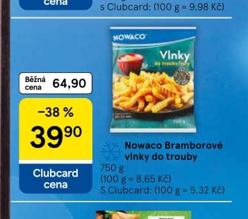Nowaco Bramborové vlinky do trouby - Tesco aktualniletaky.eu