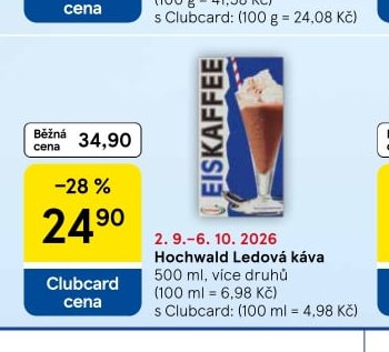 Hochwald Ledová káva 500 ml - Tesco aktualniletaky.eu