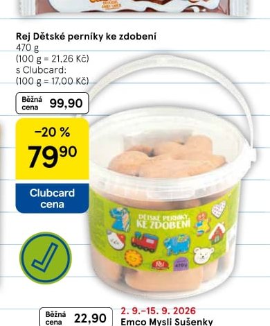 Rej Dětské perníky ke zdobení 470 g - Tesco aktualniletaky.eu