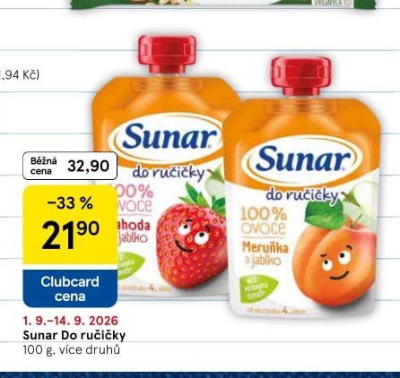 Sunar do ručičky 100 g - Tesco aktualniletaky.eu