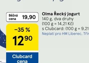 Olma Řecký jogurt - Tesco aktualniletaky.eu