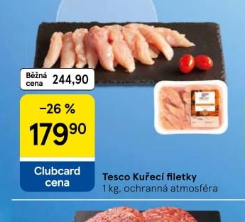 Tesco Kuřecí filetky - Tesco aktualniletaky.eu