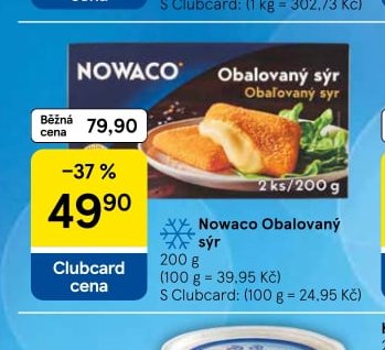 Nowaco Obalovaný sýr - Tesco aktualniletaky.eu