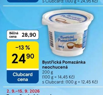Bystřická Pomazánka neochucená - Tesco aktualniletaky.eu