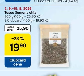 Tesco Semena chia - Tesco aktualniletaky.eu