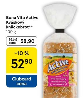Bona Vita Active Kváskový knäckebrot - Tesco aktualniletaky.eu