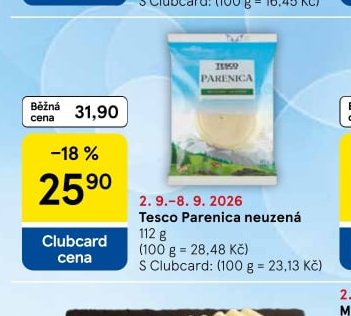 Tesco Parenica neuzená - Tesco aktualniletaky.eu