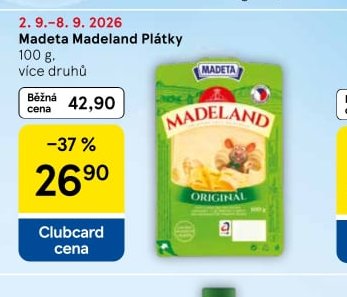 Madeta Madeland Plátky - Tesco aktualniletaky.eu