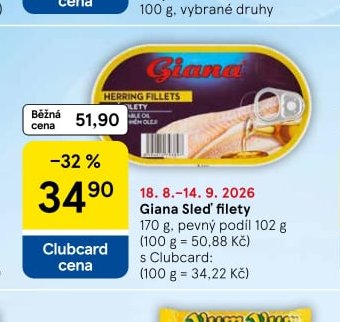 Giana Sled' filety - Tesco aktualniletaky.eu