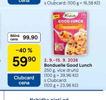 Bonduelle Good Lunch - Tesco aktualniletaky.eu