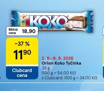 Orion Koko Tyčinka - Tesco aktualniletaky.eu