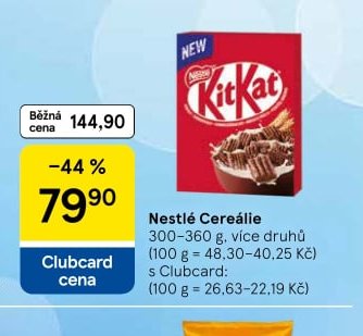 Nestlé Cereálie - Tesco aktualniletaky.eu