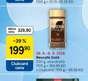 Nescafé Gold - Tesco aktualniletaky.eu